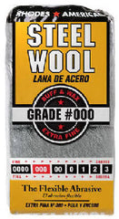 Homax 10121000 12 pack #000 Extra Fine Steel Wool Pads - Quantity of 12