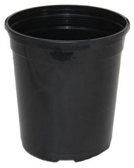 HC Companies NRT0T1G3G18 #1 2.88 Quarts Black Plastic Nursery Grower Planter Pots - Quantity of 150