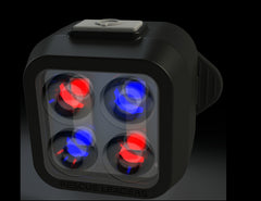 Rescue Leaders RBNYL-3 RED & BLUE Body Beacon LED Equipped Nylon Belt Keeper First Responder Light Gen 2 - Quantity of 3