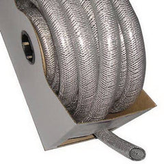 Abbot T12004008 1-1/2" x  2" x 25' Clear Braided Reinforced PVC Hose - Quantity of 1 roll