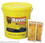 (2) ea Havoc 116372 40 Piece  2 Pack 50 Gram Rat Poison Pellets in Pail
