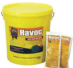 Havoc 116372 40 Piece  2 Pack 50 Gram Rat Poison Pellets in Pail