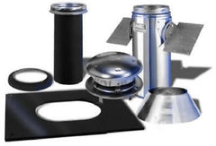 Selkirk 208621 8" 8T-PCK Pitched Ceiling Wood Stove Chimney Kit