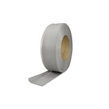 M D Bldg. 75499 4" x 120' Silver Gray Vinyl Wall Base Cove Moulding Bulk Roll - Quantity of 1