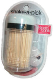 Bradshaw 25898 Good Cook Shake A Pick Wooden Toothpick Dispenser - Quantity of 24