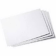 Royal Products # 25303 14" x 22" White Project Posterboard - 50 Pack