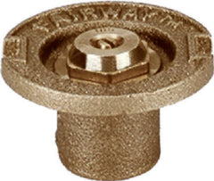 Champion 17SH Brass 1-1/2" Half Circle Flush Lawn Sprinkler Heads - Quantity of 6