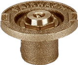 Champion 17SQ Brass 1-1/2" Quarter Circle Flush Lawn Sprinkler Heads - Quantity of 18