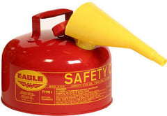 2 Gallon Type l Safety Gasoline Can Equipped With F-15 Funnel