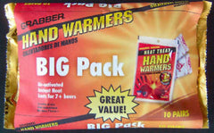 Grabber Warmer HWPP10 10 Pair Pack Big Pack Foil Bag Hand Warmers