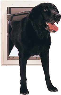 PetSafe PPA00-10861 Freedom Large Dog Solid Aluminum Pet Door - Quantity of 1