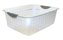 Sterilite 16248006 Medium, White, Ultra Storage / Organization Baskets