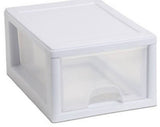 Sterilite 20518006 Small See Through Storage Drawers With White Frame - Quantity of 1