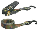 Hampton Keeper # 03508-V  4 pack  8', Camouflage Ratchet Strap Tie Downs