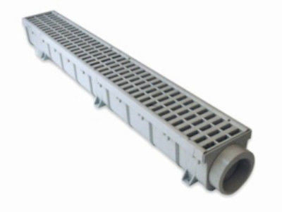 NDS Pro-Series 864G  39.75" x 5" Light Traffic Channel Grate & Drain Kit - Quantity of (6)