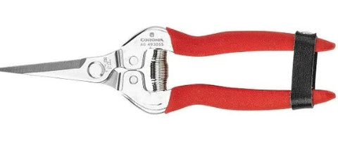 Corona AG 4930SS Stainless Steel Long Straight Pruning / Pruner Snip Clippers - Quantity of 4