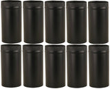 (10) Imperial Mfg BM0111 6" x 24" 24 Gauge Black Metal Stove Pipe Made in USA