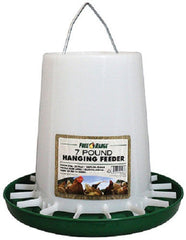 Manna Pro 1000297 7 LB Capacity Hanging Plastic Poultry / Chicken Feeder