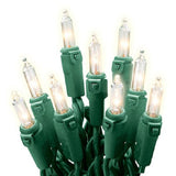 Holiday Wonderland 48150-88A 300 Count Clear Miniature Christmas Light Sets - Quantity of 8