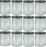 True Value EMPQT Lined, Empty Quart Size Paint Cans With Lids - Quantity of 56