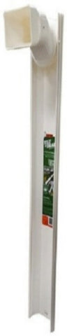 Thermwell GWS3W White Adjustable 6 Foot Flip Up Extendable Downspout Extender - Quantity of 5