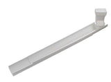 Thermwell GWS3W White Adjustable 6 Foot Flip Up Extendable Downspout Extender - Quantity of 12