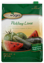Mrs. Wages W502-D3425 16 Oz. Pickling Lime - Quantity of 6 bags