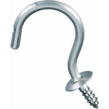(15) National Mfg N348-433 4 packs 3/4" Stainless Steel Screw In Cup Hooks