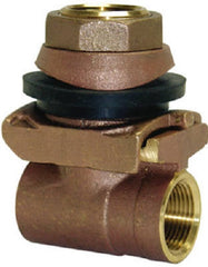 Water Source PA125NL 1-1/4" 150 PSI Brass Pitless Adapter for Submersible Wells