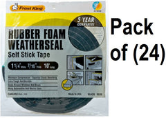 24 Frost King R516H 1-1/4" x 7/16" x 10' Self Stick Foam Weatherstrip Tape