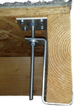 Squeak Ender 2084 Hardwood Floor / Subfloor Squeak Eliminator Bracket Kit - Quantity of 4
