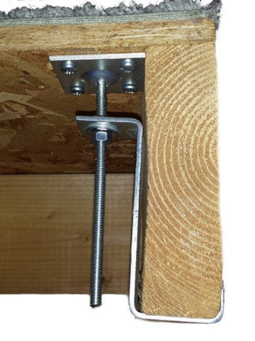 Squeak Ender 2084 Hardwood Floor / Subfloor Squeak Eliminator Bracket Kit - Quantity of 3