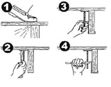 Squeak Ender 2084 Hardwood Floor / Subfloor Squeak Eliminator Bracket Kit - Quantity of 10