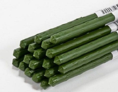Panacea Products 89786 3 ft / 36" Green Coated Metal Plant Stakes - Quantity of 50