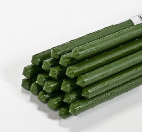 Panacea 84186 6 ft (72 Inches) Heavy Duty Green Coated Metal Plant Sturdy Stakes - Quantity of 50