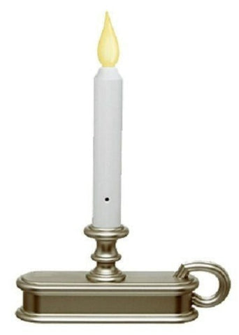 Xodus FPC1225P Pewter Battery Operated Christmas LED Sensor Window Candle - Quantity of 7
